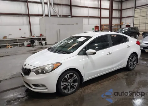 2014 Kia Forte Ex z USA, uszkodzony, nr VIN KNAFX4A87E5236802